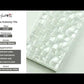 Pearl White 3x12 Textured Glossy Subway Glass Tile (20 pack, 5 sq ft/case)