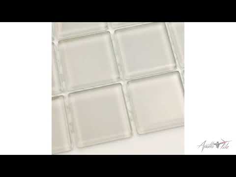 Warm Greige 12x12 Glossy Square Glass Mosaic Tile (10 pack, 9.67 sq ft/case)