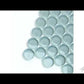 Stone Blue 12x12 Glossy Penny Round Glass Mosaic Tile (5 pack, 5 sq ft/case)