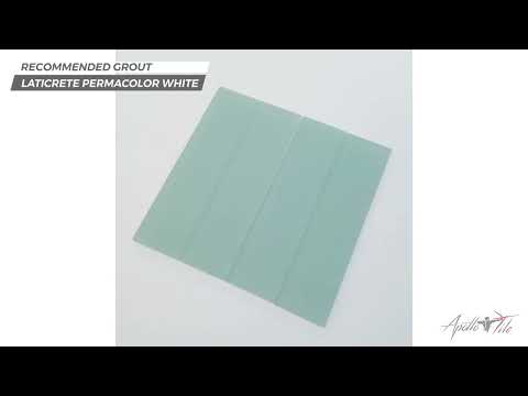 Blizzard Blue 3x12 Matte Subway Glass Tile (20 pack, 5 sq ft/case)