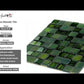 Emerald Green 11x11 Glossy Matte Square Glass Mosaic Tile (5 pack, 4.43 sq ft/case)
