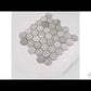 Wooden Grey 12x12 Etched Polished Hexagon Marble Mosaic Tile (5 pack, 4.92 sq ft/case)