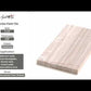Wooden Grey 3x6 Polished Subway Marble Tile (40 pack, 5 sq ft/case)