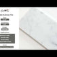 White 3x6 Polished Subway Bianco Carrara Marble Tile (40 pack, 5 sq ft/case)