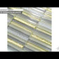 Gold 12x12 Glossy Brick Glass Mosaic Tile (5 pack, 4.83 sq ft/case)