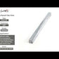 Gray 0.8x12 Marble Polished Pencil Tile Trim (10 pack, 0.667 sq ft/case) - Sample