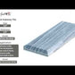 Gray 3x6 Polished Beveled Subway Bardiglio Nuvolato Marble Tile (40 pack, 5 sq ft/case)
