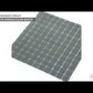Coin Gray 12x12 Matte Square Glass Mosaic Tile (10 pack, 9.67 sq ft/case)