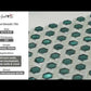 Teal Green 12x12 Glossy Hexagon Glass Mosaic Tile (10 pack, 9.67 sq ft/case)