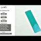 Sky Blue 4x16 Glossy Subway Glass Tile (12 pack, 5.33 sq ft/case)