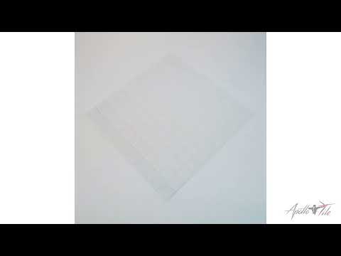 White 12x12 Matte Square Glass Mosaic Tile (10 pack, 9.67 sq ft/case)