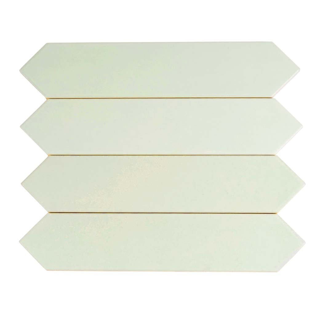 2x10 Green Matte Ceramic Picket Tile