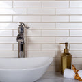White Glass Subway Tile Price