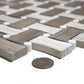 Gray Basket Weave Tile