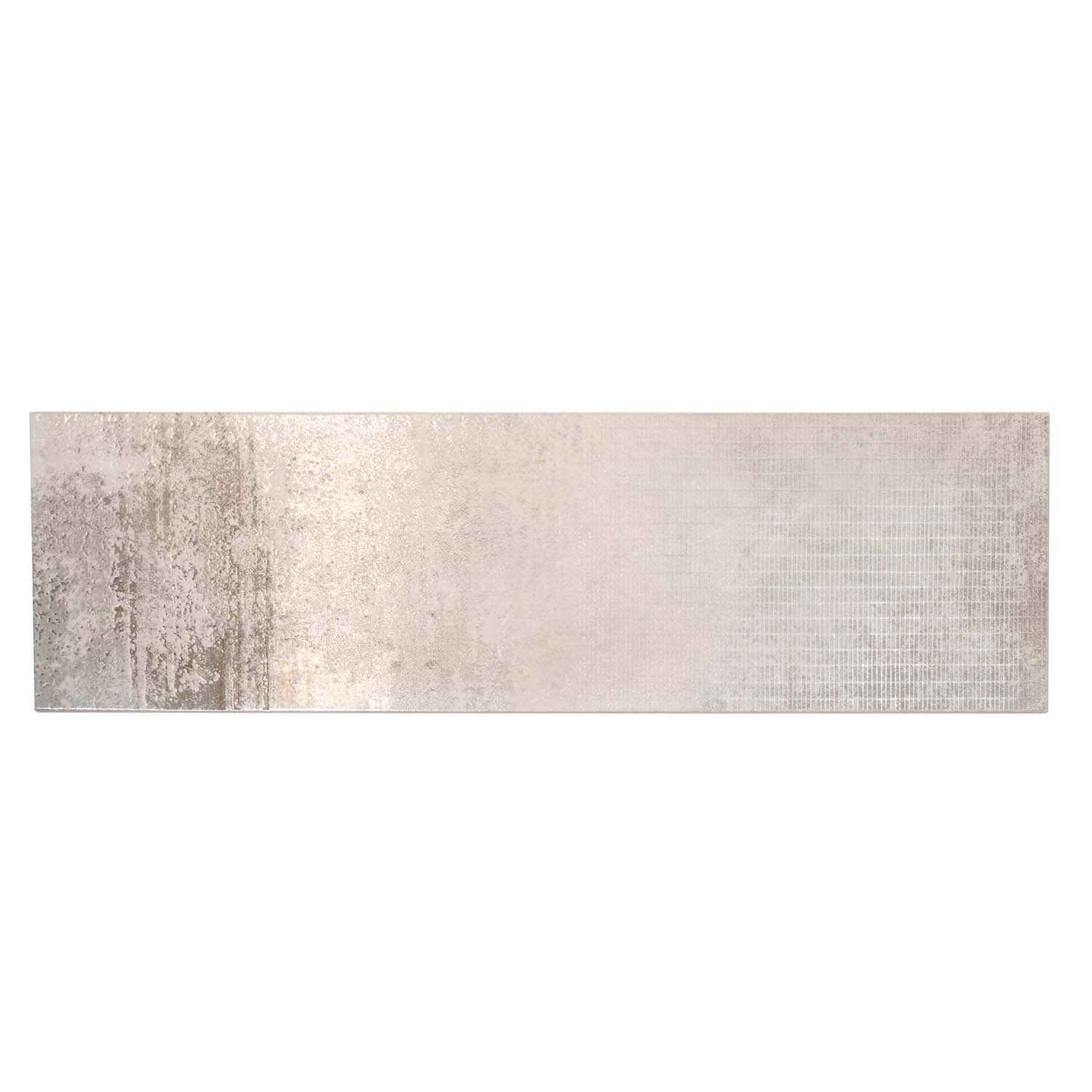 11x39 Bone White Ceramic Deco Tile