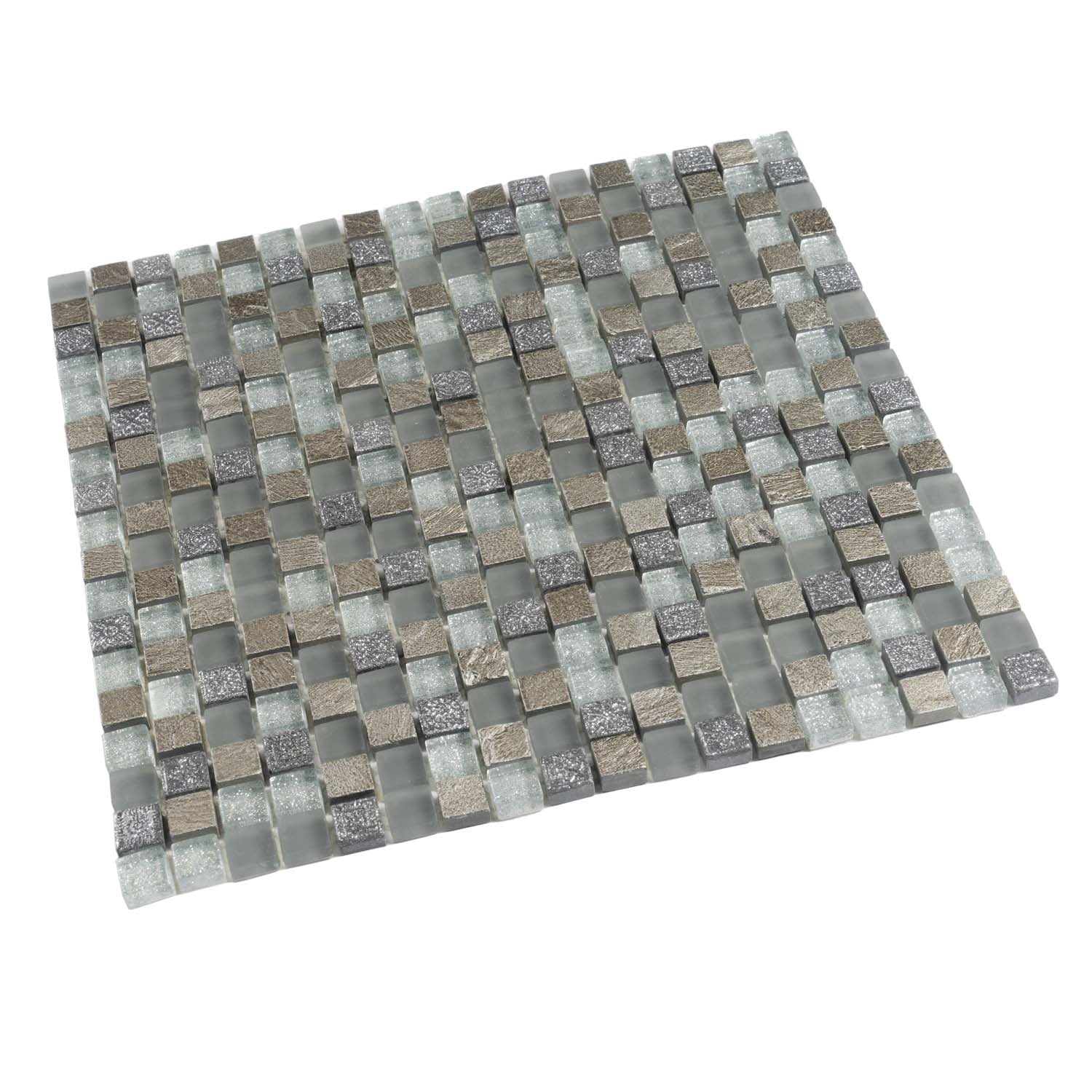 Blue and Gray Square Tile
