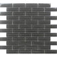 12x1 Ash Gray Mosaic Tile