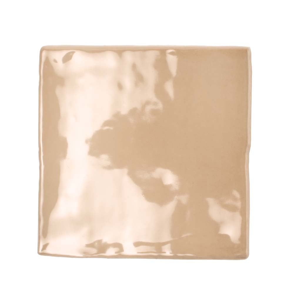 4x4 Silken Beige Glossy Tile