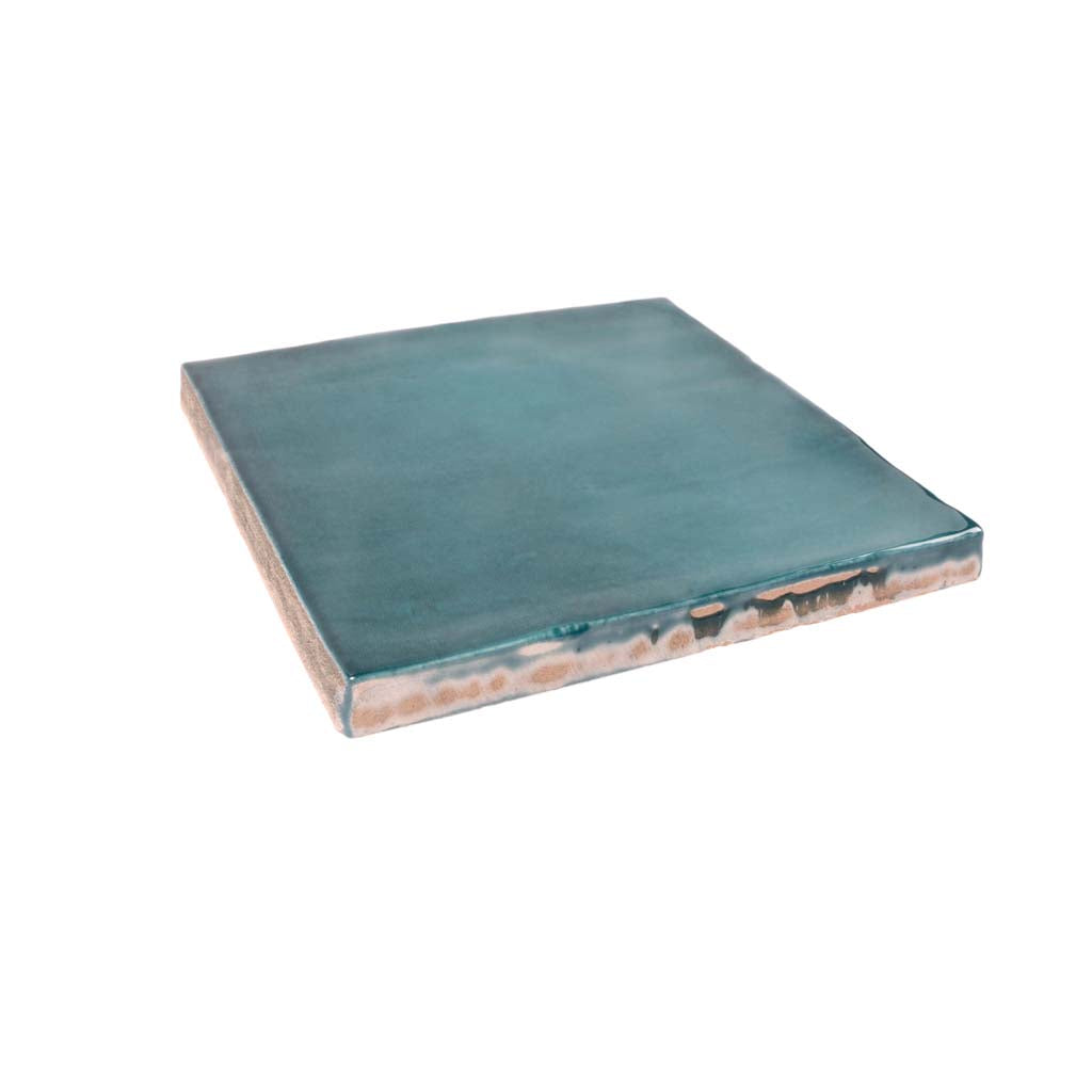 4x4 Silken Green Glossy Square Tile