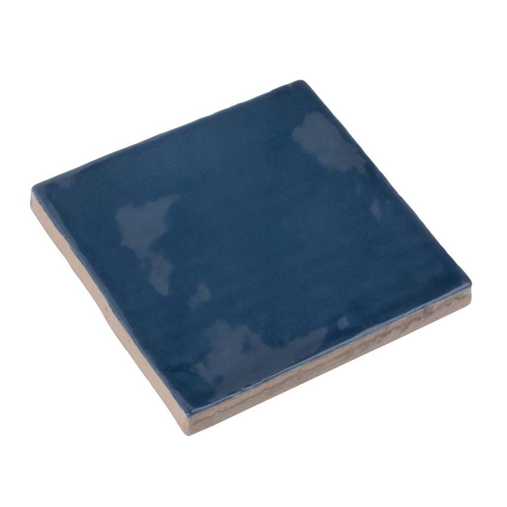 4x4 Silken Blue Ceramic Square Tile
