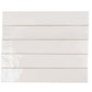 3x16 Silken White Glossy Ceramic Tile
