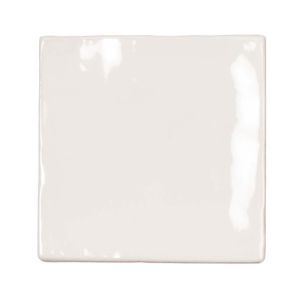 Silken White Glossy Tile