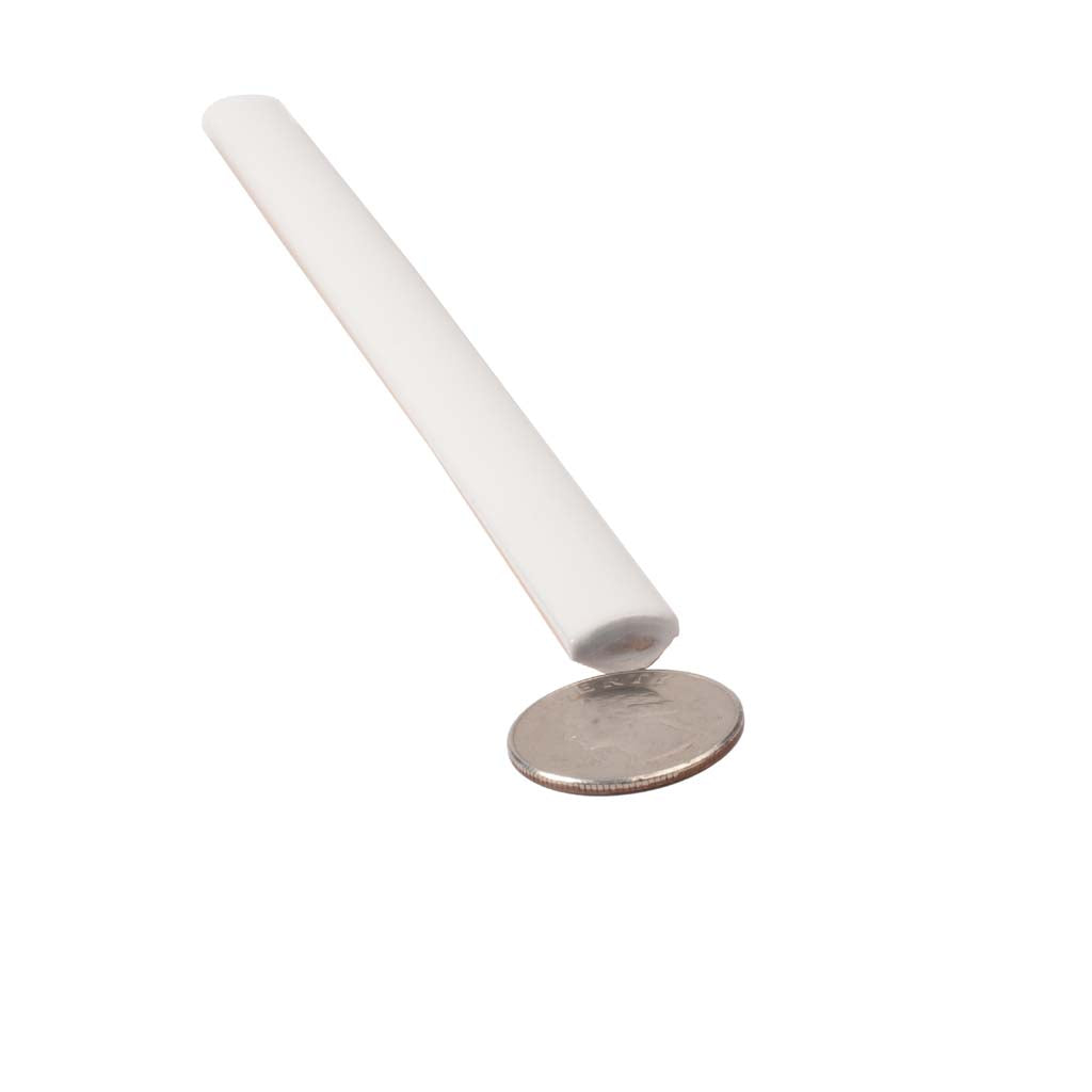 1x8 White Glossy Pencil Trims