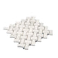Pearl White Basket weave Marble Tile