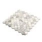 White Penny Round Tile