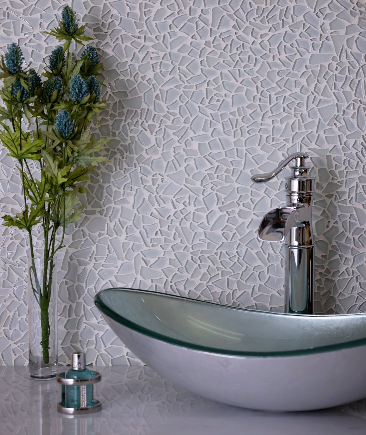 White Glass Tile Price