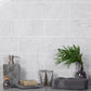 Grandiose Polished White Marble Subway Tile