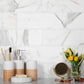 Luxurious Thassos Marble Subway Tile