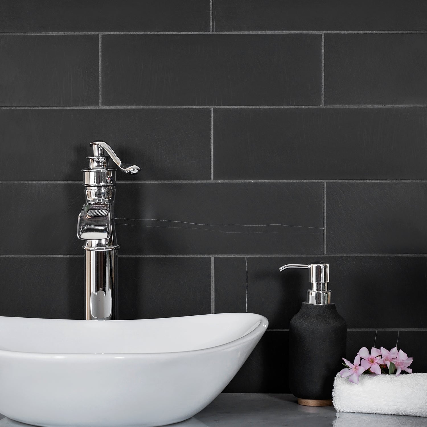 4x12 Elegance Honed Marble Tile