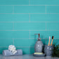 3x12 Sky Blue Glass Tiles