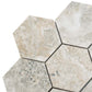 Polished Beige Hexagon Tile