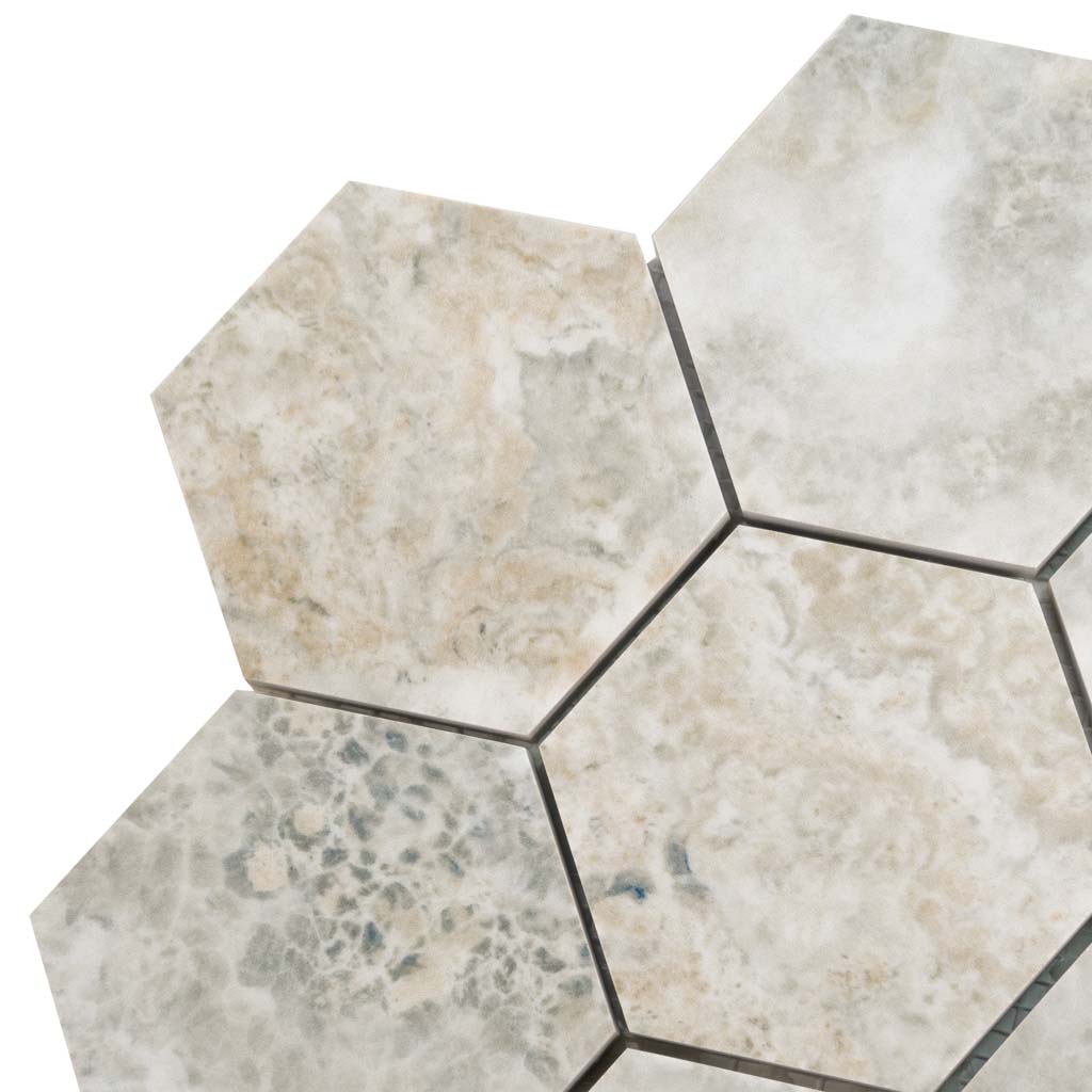 Polished Beige Hexagon Tile