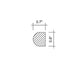 0.6x12 White Honed Tile Trim