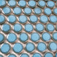 Cirkel Glossy Blue Porcelain Wall and Floor Tile