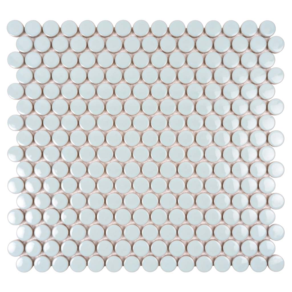 1x1 Cirkel Blue Penny Tile