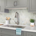 10x12 Light Gray Matte Mosaic Tile