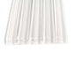 1x12 White Glass Glossy Pencil Liner Tile Trim