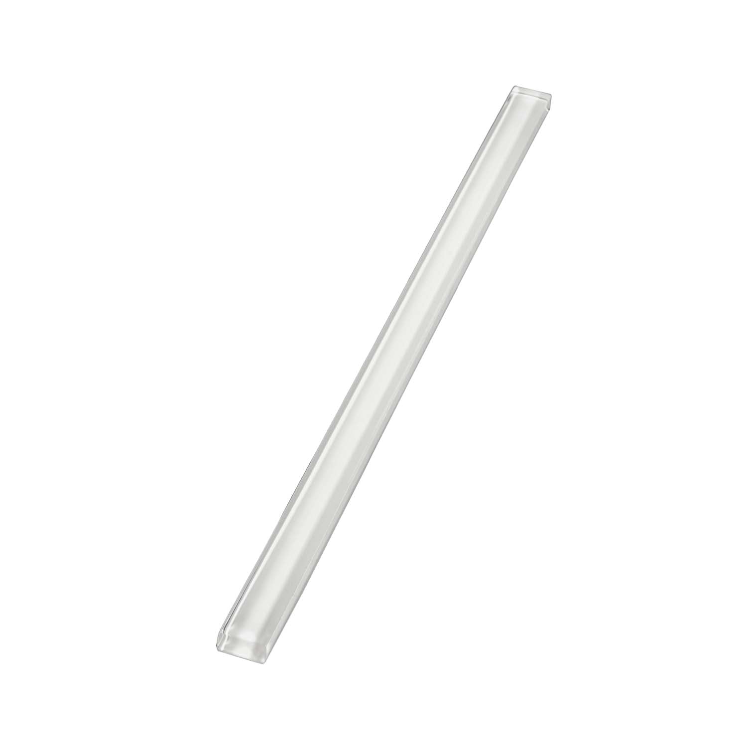 1x12 White Glass Glossy Pencil Tile Trim