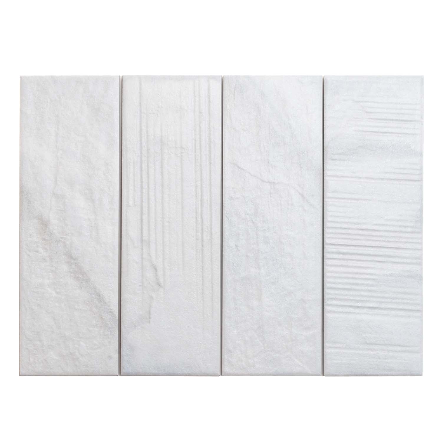 4X13 White Matte Tile