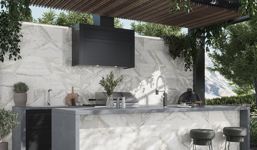 2025 Outdoor Kitchen Tile Ideas for Your Backyard Cooking Space