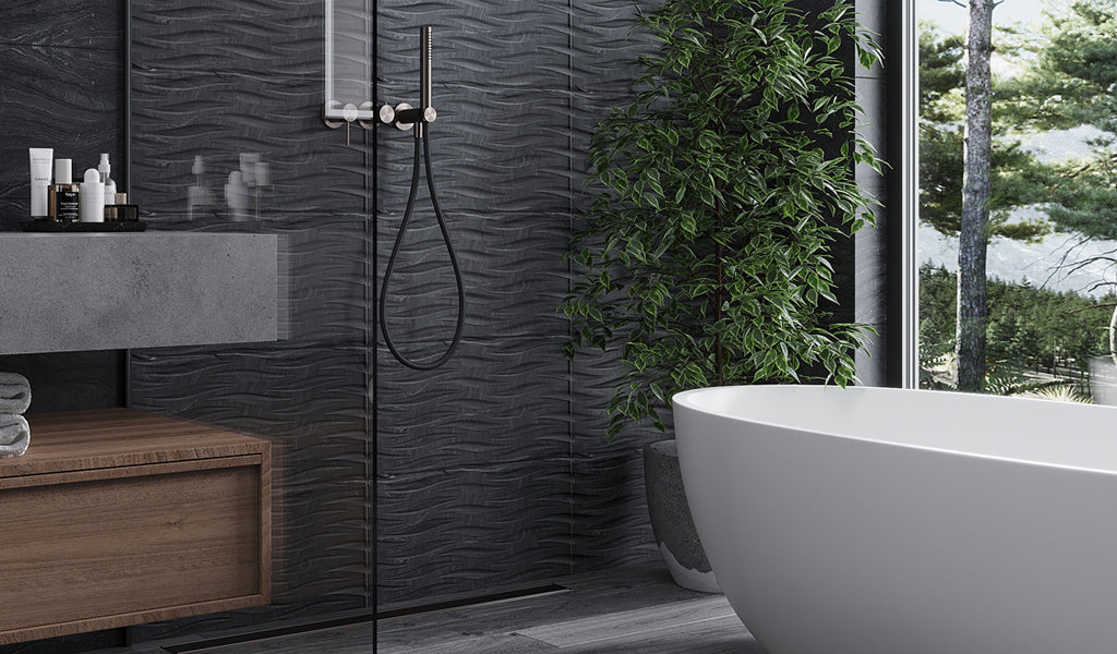 25 Stylish Black Tile Bathroom Ideas for a Bold Look