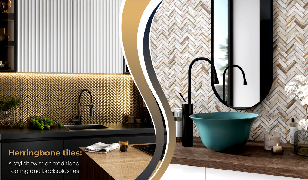 Herringbone Tiles: A Stylish Twist on Traditional Flooring and Backsplashes