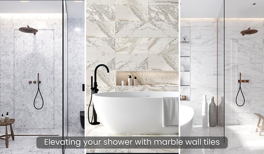 Elevating Your Shower with Marble Wall Tiles