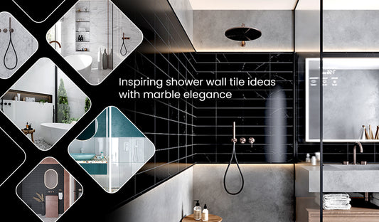 Inspiring Shower Wall Tile Ideas with Marble Elegance