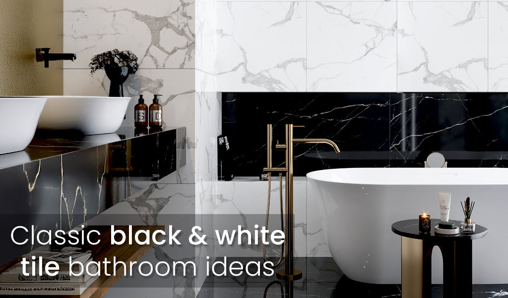 Black And White Tile Bathroom Ideas for a Classy Look