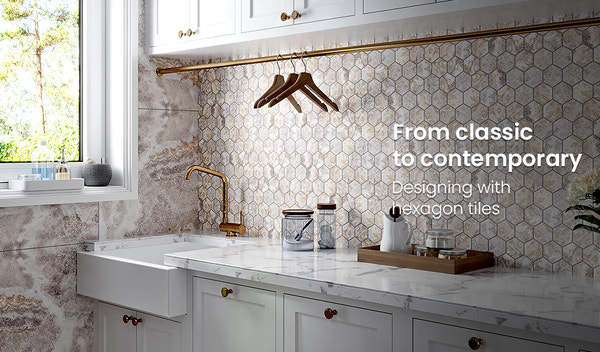 From Classic to Contemporary: Designing with Hexagon Tiles